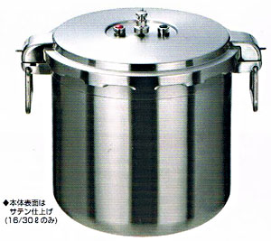 未使用新型 業務用圧力鍋 ステンレス 大容量圧力鍋 15L 業務用 30cm